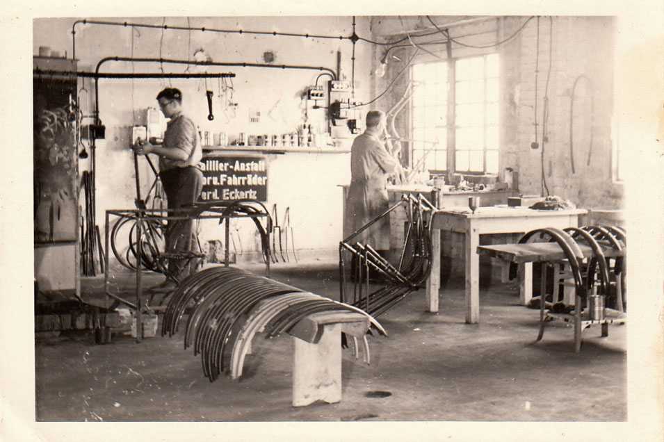 G & F Eckertz um 1950 Schutzbleche und Rahmen 